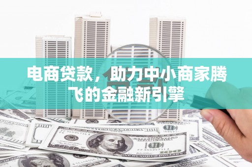 九龙城电商贷款，助力中小商家腾飞的金融新引擎